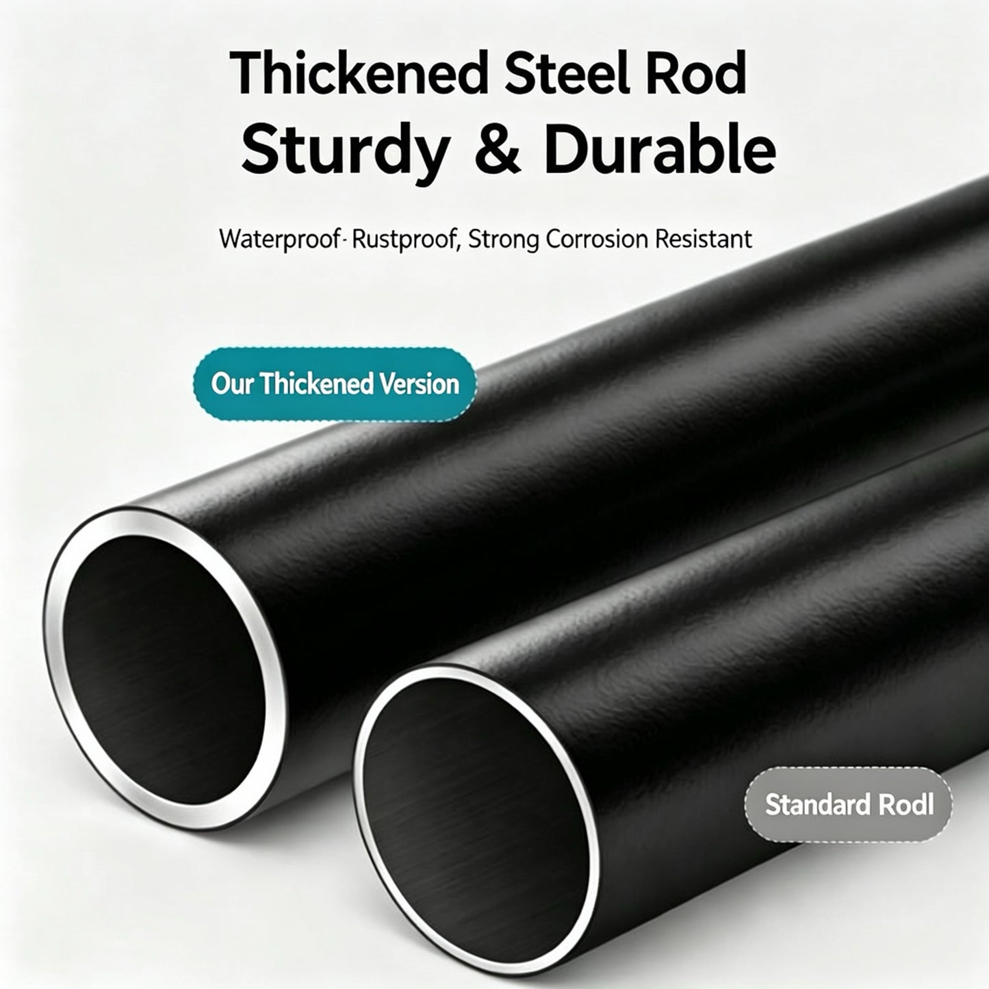 VidaFete Adjustable Telescoping Curtain Rod